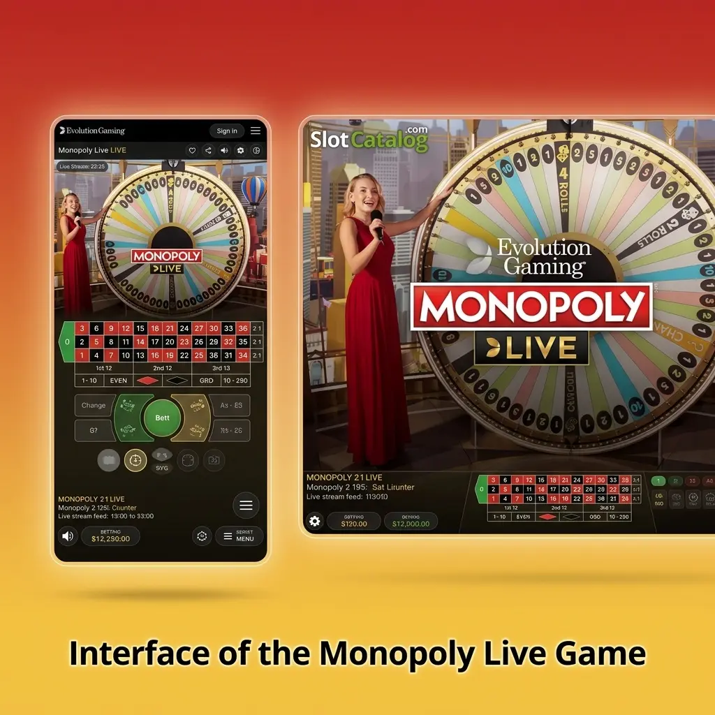 Monopoly Live game interface showing the money wheel and betting segments