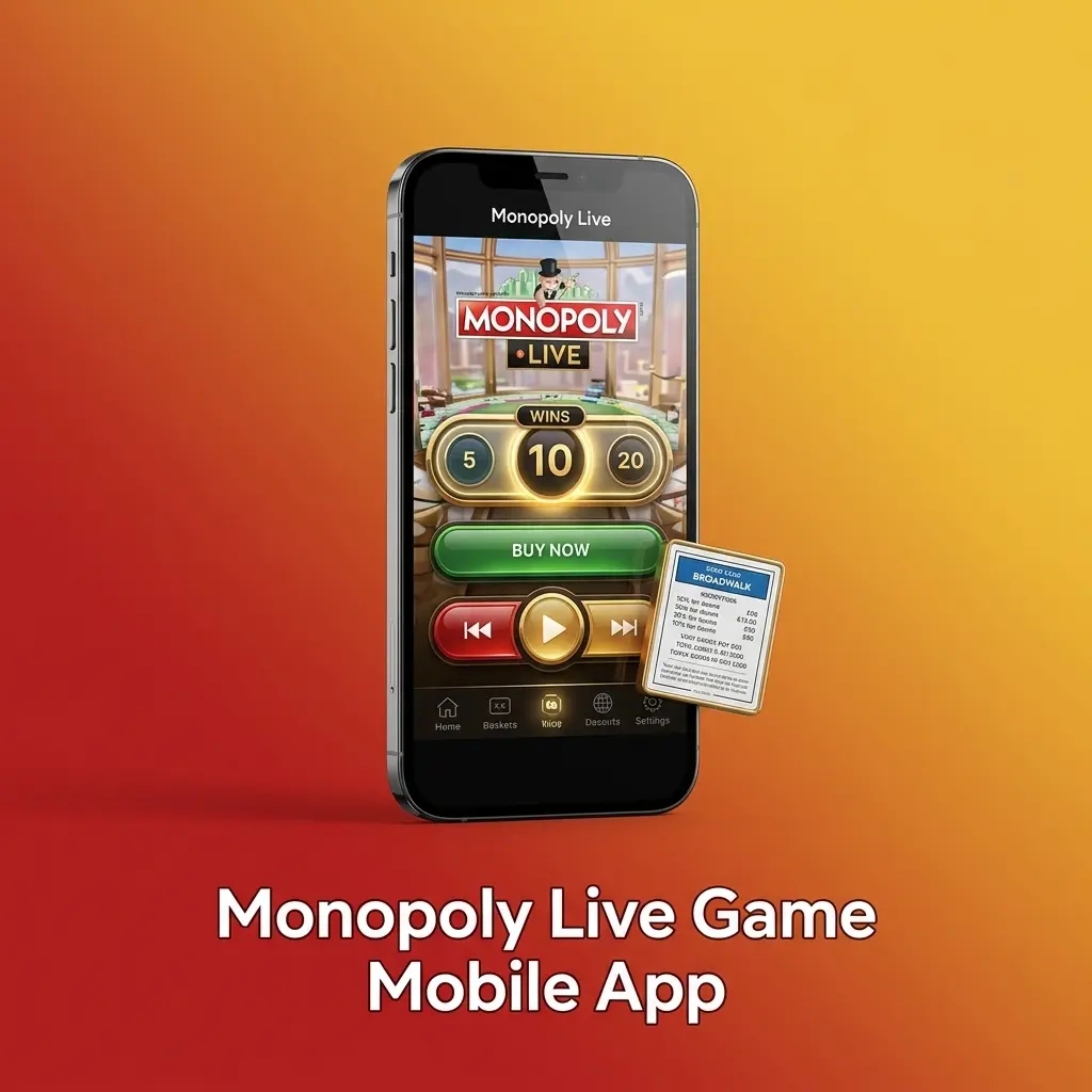 Monopoly Live mobile app on smartphone